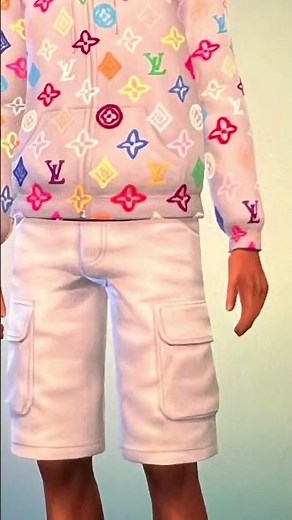 The Sims 4 CC (Designer clothing Louis Vuitton and Moschino￼)