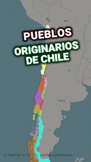 Ubicación de los Pueblos Originarios en Chile