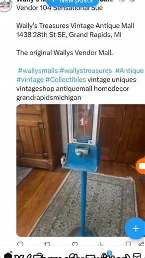 You can find all of Wally's Malls all over the internet. X / twitter @wallys_malls YouTube @wallysmalls3 Tiktok @wallys_malls Instagram @Wallystreasuresmall @wallyscastle @wallyslakeo Facebook- Individual page for each store. Website www . WallysMalls .com With information on each mall and a place to sign up to be a vendor. Check them all out for the Full Wally's Malls Experience. #wallysmalls | Wally's Lake Odessa Antique Mall