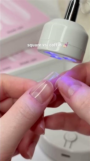 💅🏻 Square or Coffin Nails? 2026| Nail Shape Guide 💖