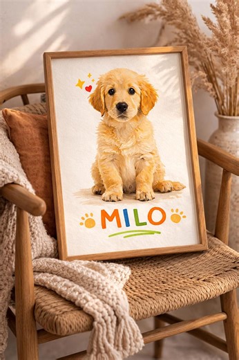 Custom Badly Drawn Pet Portrait – Silly Dog Cat Doodle Art (digital Download) - Etsy