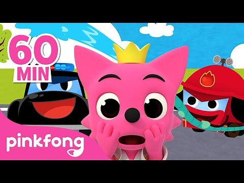 Police Car Song and Super Rescue Team! | Compilation | Car Songs for Kids | Pinkfong Baby Shark