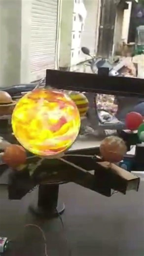 solar system model working