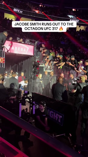 No Walkout For Jacobe Smith, Only Run Outs 🤣 UFC 317 International Fight Week 🔥 #ufc #ufchouston #america #trending #fyp