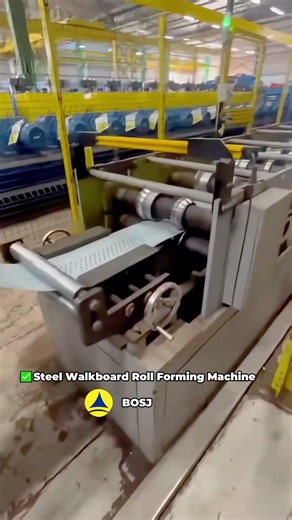 Steel Scaffold Plank Roll Forming Machine | BOSJ Heavy Duty Walkboard Production Line 2026