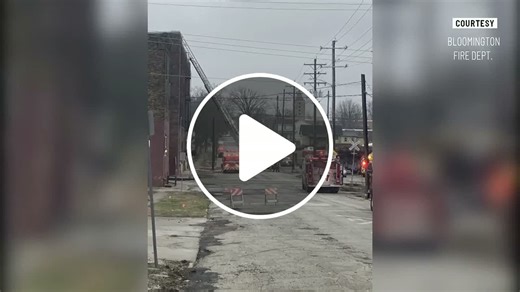 Firefighters fight warehouse fire in Downtown Bloomington - NewsBreak