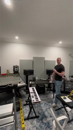 Clap Test Here is a quick before and after of the space. The clap test makes it easy to hear how much a room changes once it is treated. Proper placement and professional treatment transform how the space sounds and feels. This studio uses 10 of our Standard Silver 4 inch Ultacoustic All Broadband Bass Traps, including two Triangle Corner Bass Traps for low end control. Since this was a reinstall for a returning client, we adapted the existing panels to the new room rather than starting over. Mo