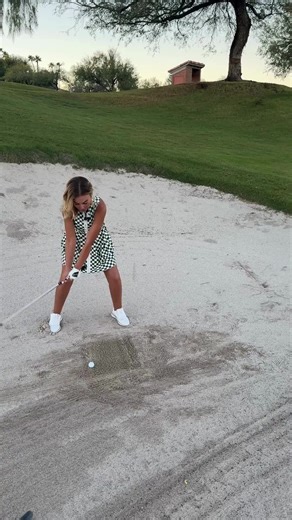 Katelyn's Incredible Bunker Shot at Tucson Golf