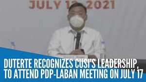 8.5K views · 193 reactions | President Rodrigo Duterte will attend the Partido Demokratiko Pilipino-Lakas ng Bayan (PDP-Laban) meeting on July 17 as he recognizes the leadership of Energy Secretary Alfonso Cusi’s leadership, Malacañang said Monday. | INQUIRER.net | Facebook