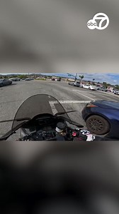 1.1M views · 6.8K reactions | A terrifying case of road rage was caught on a motorcyclist's helmet camera in Riverside, California, after he was knocked off his bike and dragged. "It was a few seconds. It felt like forever. I started slipping, and I could see the undercarriage of the car... and I went from being mad to being scared," said the motorcycle rider. The driver of the vehicle is now facing attempted murder charges. | ABC7 News | Facebook