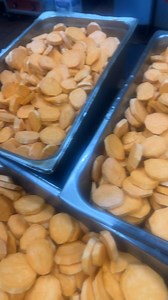 We peel our sweet potatoes and turn them into Yams!!! We prep over 200lbs of sweet potatoes for Sunday alone… thank you team!!! | O' Taste & See, LLC