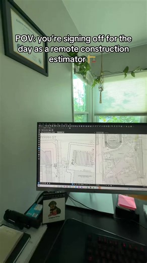 Remote Construction Estimator: Signing Off at 4 PM