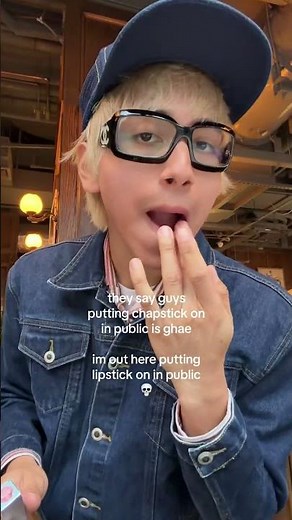 Lipstick on Men 🥴 #makeup