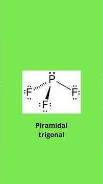 Geometría molecular del trifluoruro del fósforo PF3 #quimicasencilla