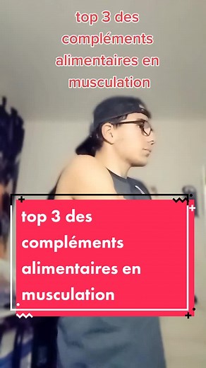 top 3 des compléments alimentaires en musculation#fitness #musculation #complèment_alimentaire