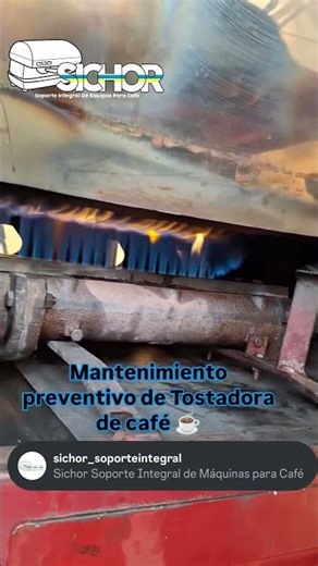 Mantenimiento de Tostadora de cafe