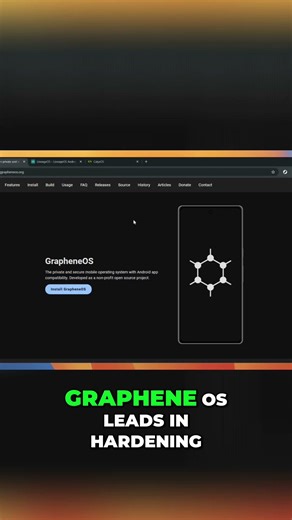 Unlock Privacy: GrapheneOS vs. LineageOS vs. CalyxOS! #shorts
