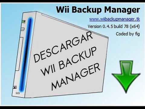 Como descargar Wii Backup Manager