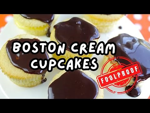 FOOLPROOF Boston Cream Cupcakes Recipe | Simply Bakings
