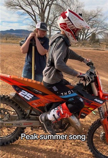 Excited for Summer Adventures on KTM 125