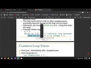 شرح ++Loops | While loop in C