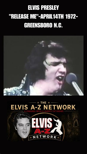 ELVIS PRESLEY "RELEASE ME"-APRIL14TH 1972-GREENSBORO N.C.