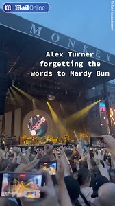Arctic Monkeys singer Alex Turner forgets lyrics during live act