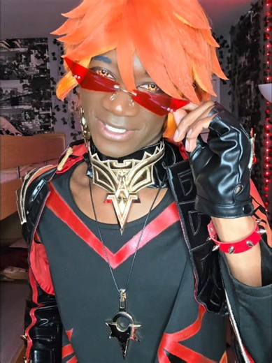 Genderbend Cosplay of Mavuiko from Genshin Impact