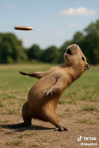 Capybara Doding Bullets: A Funny TikTok Clip