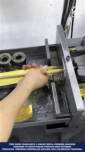 Metal Forming Machine: Precision Brass Shaping Innovation #machineinnovation