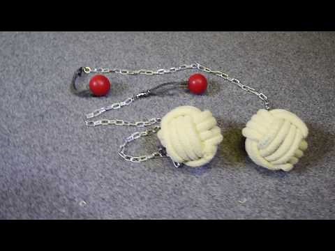 How to make fire poi Monkey fist tutorial // Firelovers.com