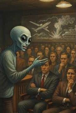 Alien lectures humans after embarking from ATLAS UFO ~ #3