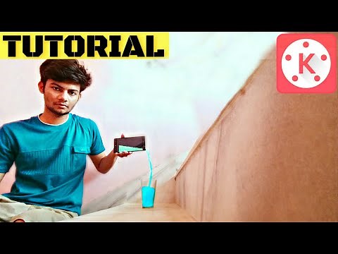 Water from smartphone with kinemaster