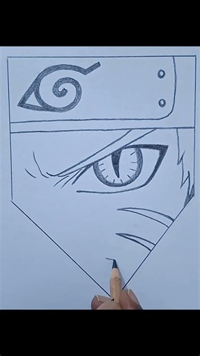 How to Draw Naruto Eye Like a Pro 😎🔥👁️