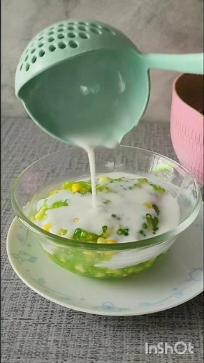Sago pudding with corn: An easy-to-make Thai dessert. #food #hibakery