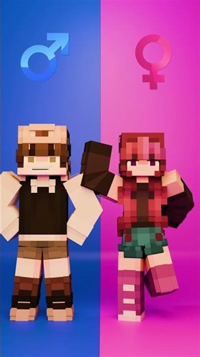 Minecraft Couple Skins You Must Try! ❤️ #minecraftanimation #shorts #trending