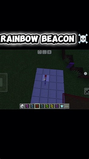 Minecraft Rainbow beacon ☠️