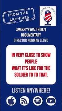 From the Archives: Norman Lloyd Discusses Directing Civil War Film "Shakey's Hill"