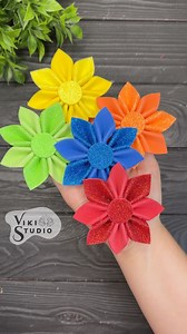 7.5K views · 135 reactions | Amazing Flowers from EVA Foam Easy Flowers DIY Tutorial Crafts #crafts #easycrafts #diy #tutorial #usa #flowers | VIKI Studio Crafts | Facebook