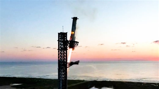 32K views · 40 reactions | SpaceX's Starship rocket, the largest ever launched into space, made history by catching the booster at the launch site for the very first time. | Insider News | Facebook