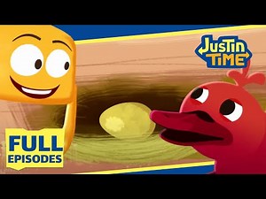 🥚 The Case of the Missing Egg 🐔 | + More Cartoons for Kids ‪@justintime-official‬