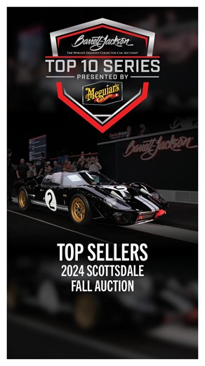 Barrett-Jackson on Instagram: "The countdown is on! Join Rick DeBruhl for a high-octane recap of the top sellers, presented by Meguiar’s, from the 2024 Scottsdale Fall Auction. Watch more with the link in our bio. ... #BarrettJackson #BJAC #BarrettJacksonScottsdale #SD24 #FallAuction #Fall #ScottsdaleAuction #ClassicCars #CollectorCars #NoReserve #Westworld #WestWorldOfScottsdale #BJACScottsdalem #Top10 #TopSellers #RickDeBruhl #Meguiars @RdeBruhl @meguiars"