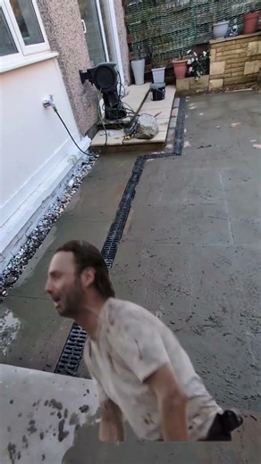 pointing Indian Sandstone slabs . long gone are the days of getting down on the hands and knees.