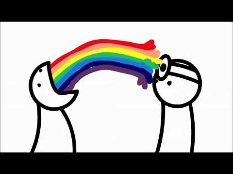 asdf Rainbows clip
