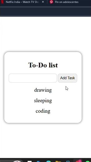 HTML CSS JavaScript Todo List Project 🔥