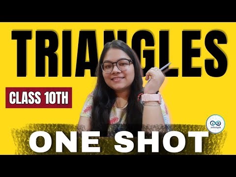 Triangles in One Shot 🔥 Class 10 Chapter 6