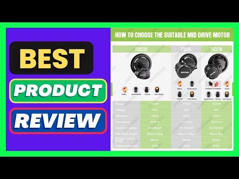 Varstrom 1000W 750W 500W Mid Drive Kit Electric Bicycle Conversion