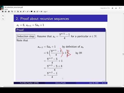 Intro to Proofs - Induction - Recursion