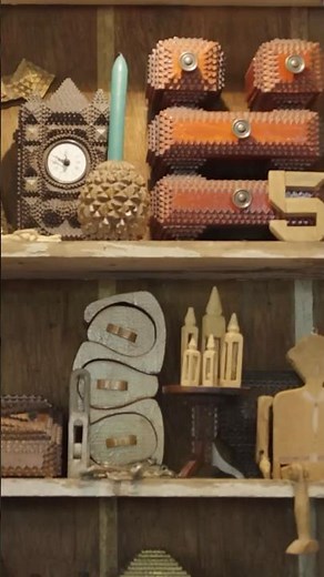 What is the Tramp Art Woodworking Style? #hometour