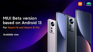 Xiaomi 12, 12 Pro Android 13 beta update with MIUI 13 released - Gizmochina